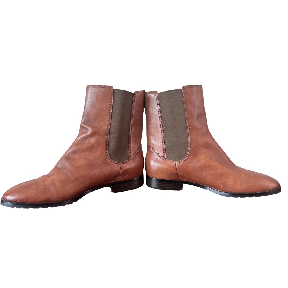 Cole Haan British Tan Leather Chelsea Boots D29133 Womens 8.5 B - Picture 3 of 9